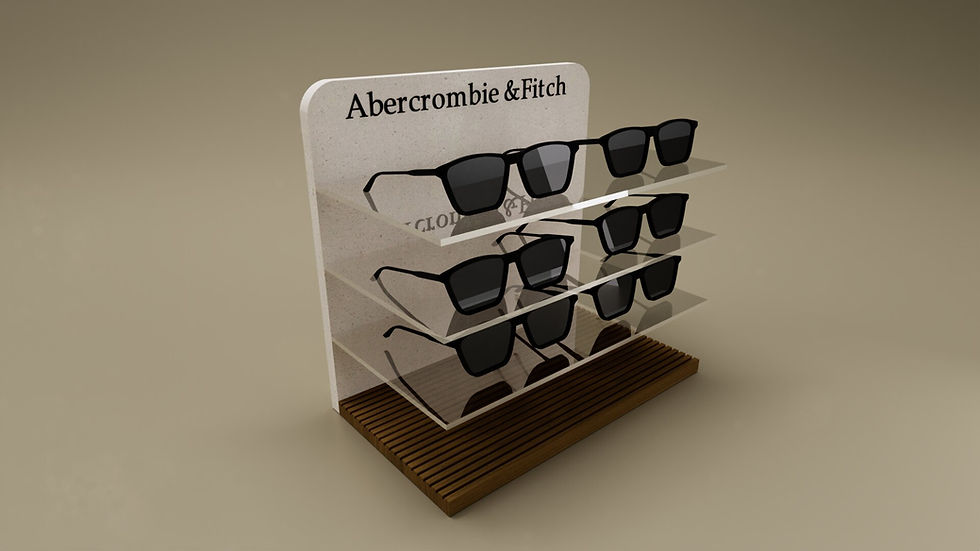 Abercombie & Fitch Optical Counter Display