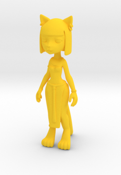 Egypt Kitty figure