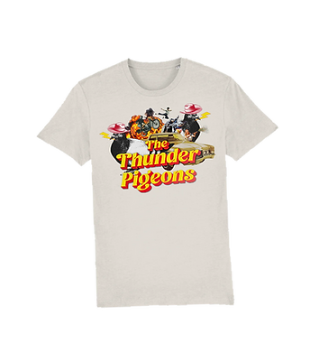 The Thunder Pigeons Official Merchandise Tee Vintage White
