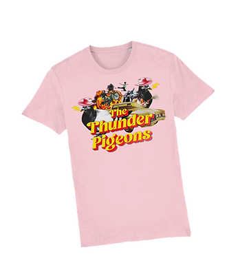 The Thunder Pigeons Official Merchandise Tee Cotton Pink