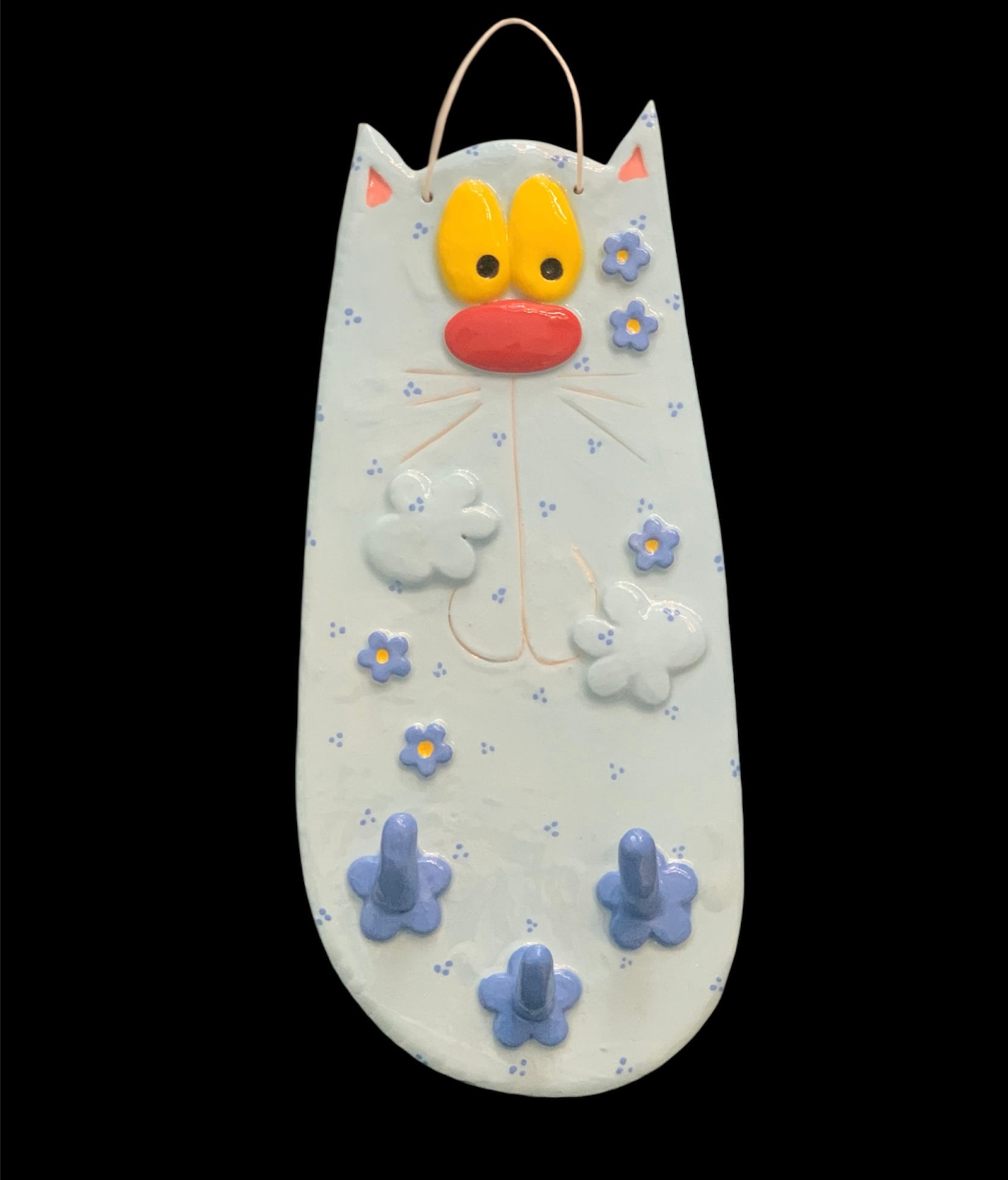 Appendichiavi in ceramica 