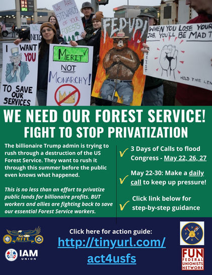 Action to stop the dismantling of the National Forest Service