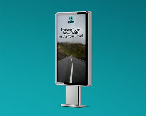 Digital billboard ad: Protect your brand. Take your brand on the road.