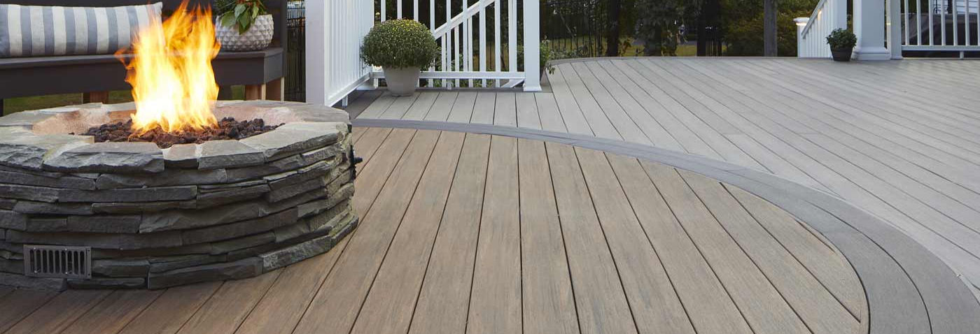 multi-color round infill deck