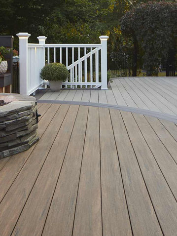 Curved deck, deck design, nice deck, composite deck, trex, trex deck, trex decking, timbertech, timbertech deck, timbertech decking, deck, deck builder, deck builder near me, Berkshire County general contractor, general contractor Otis ma, general contractor Sheffield ma, general contractor becket ma