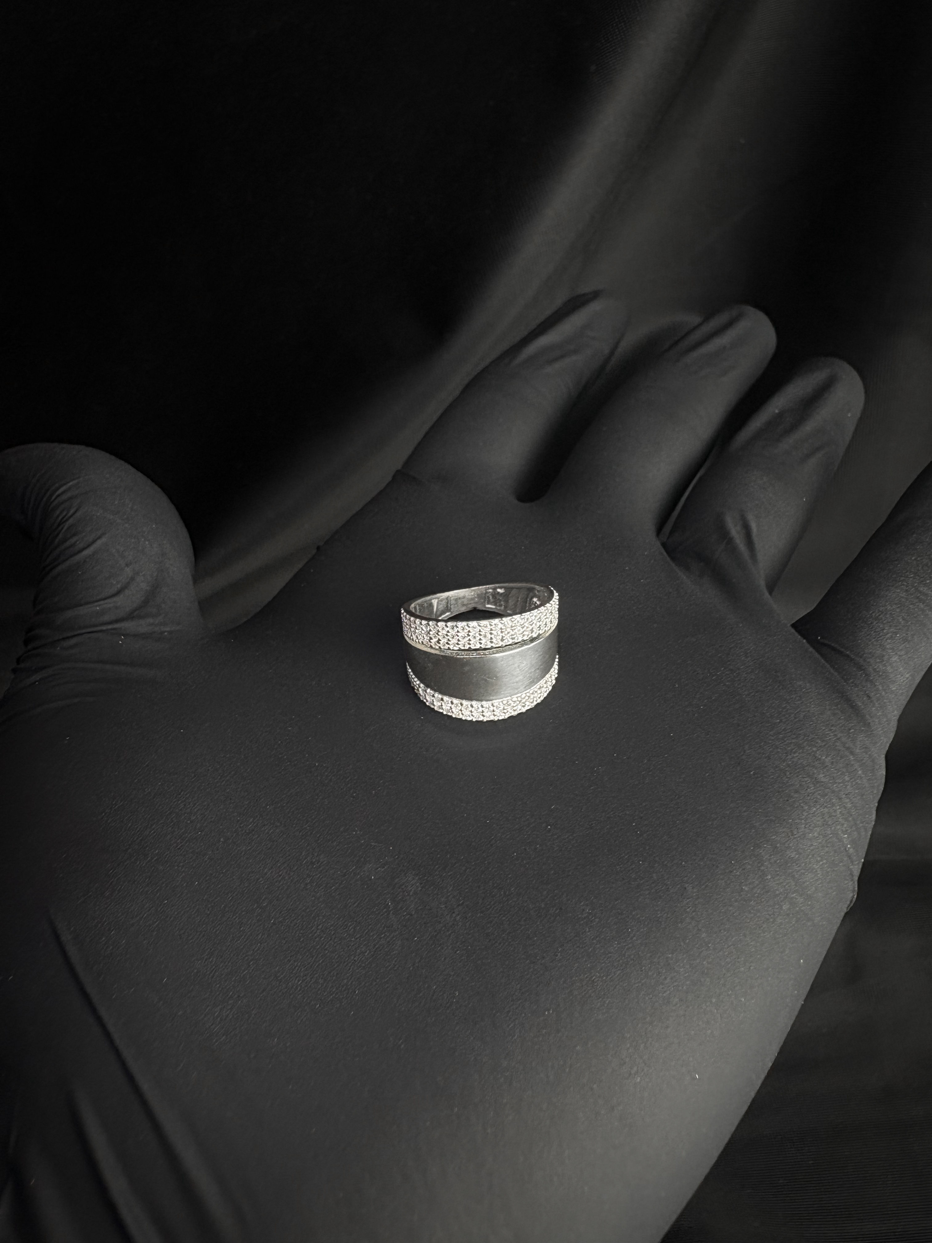 ANILLO BANDA / PLATA