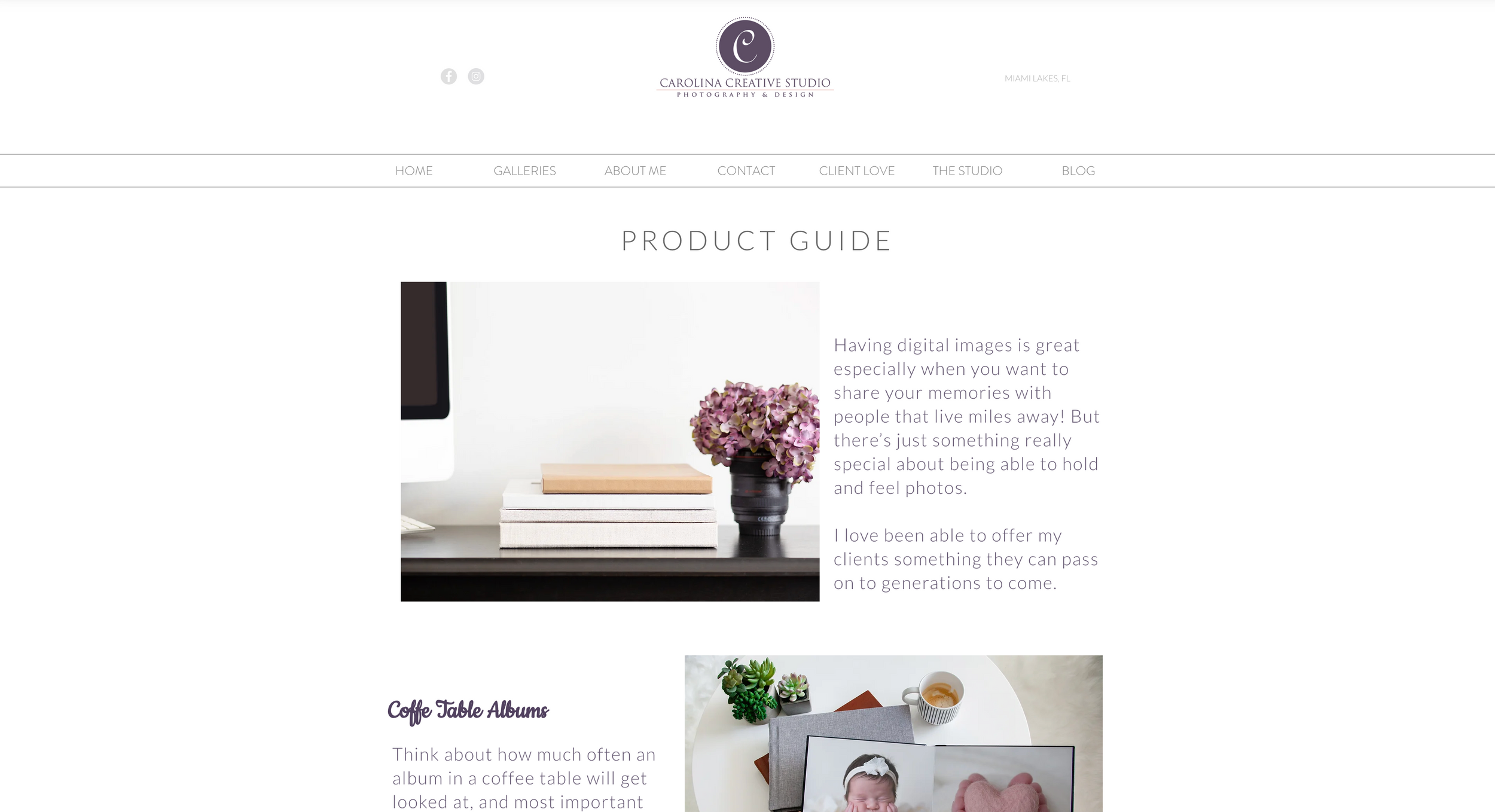 Product Guide | carolinacreative