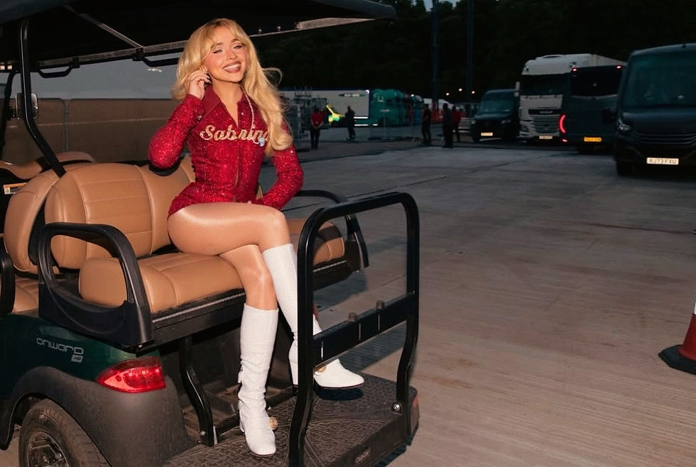 Sabrina Carpenter performing during her Short N' Sweet Tour