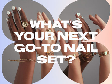 Manicure Inspiration, Manicure Marketing. Showing off jewelry.