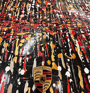 Pure merveille sur Capot de Porsche