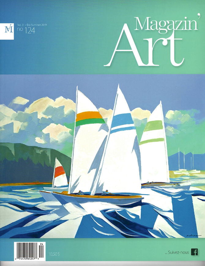 Aro présentée dans le prestigieux Magazin'Art Canadien!
