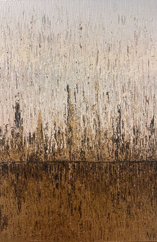 Reflet de l'immensité 36x24 par Aro Artiste Peintre est une oeuvre abstraite contemporaine de la collection ADN de l'artiste peintre québécoise Aro Artiste