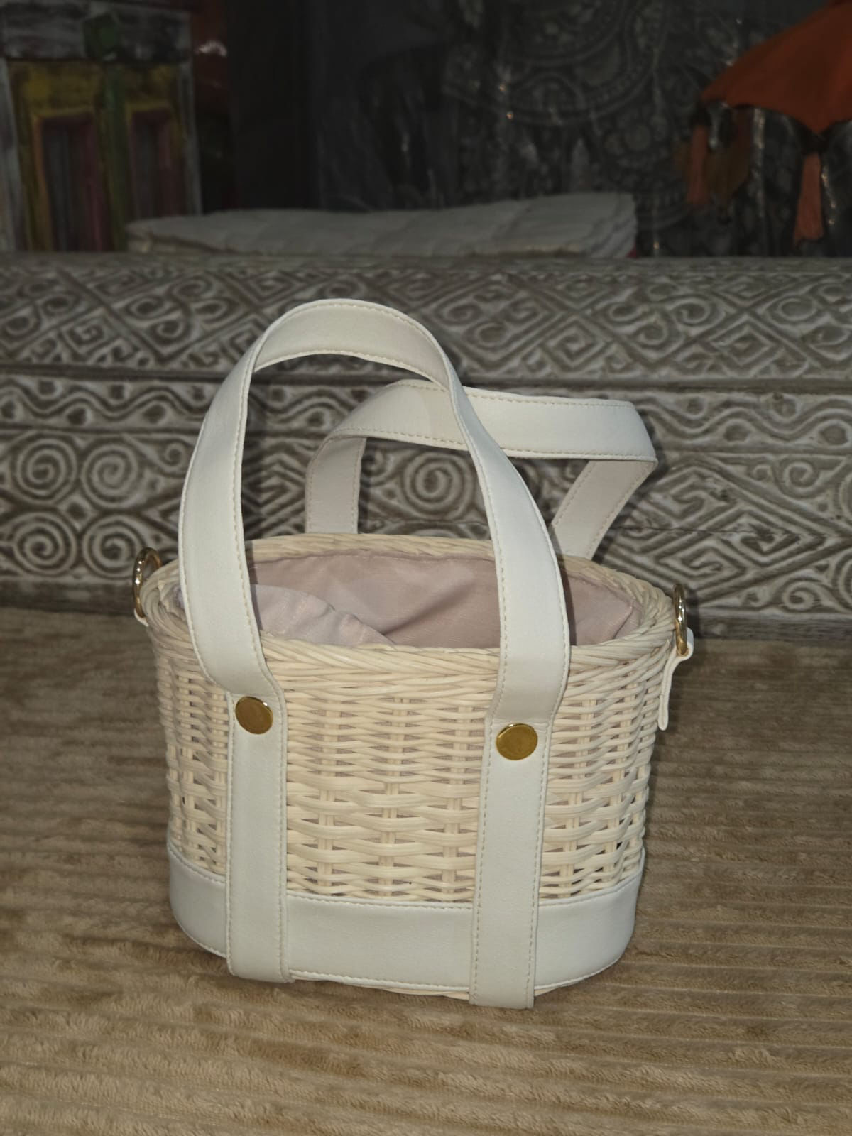 Chic Woven Mini Tote