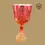 Thumbnail: 5.5" D4 Ruby Yantra Goblet 