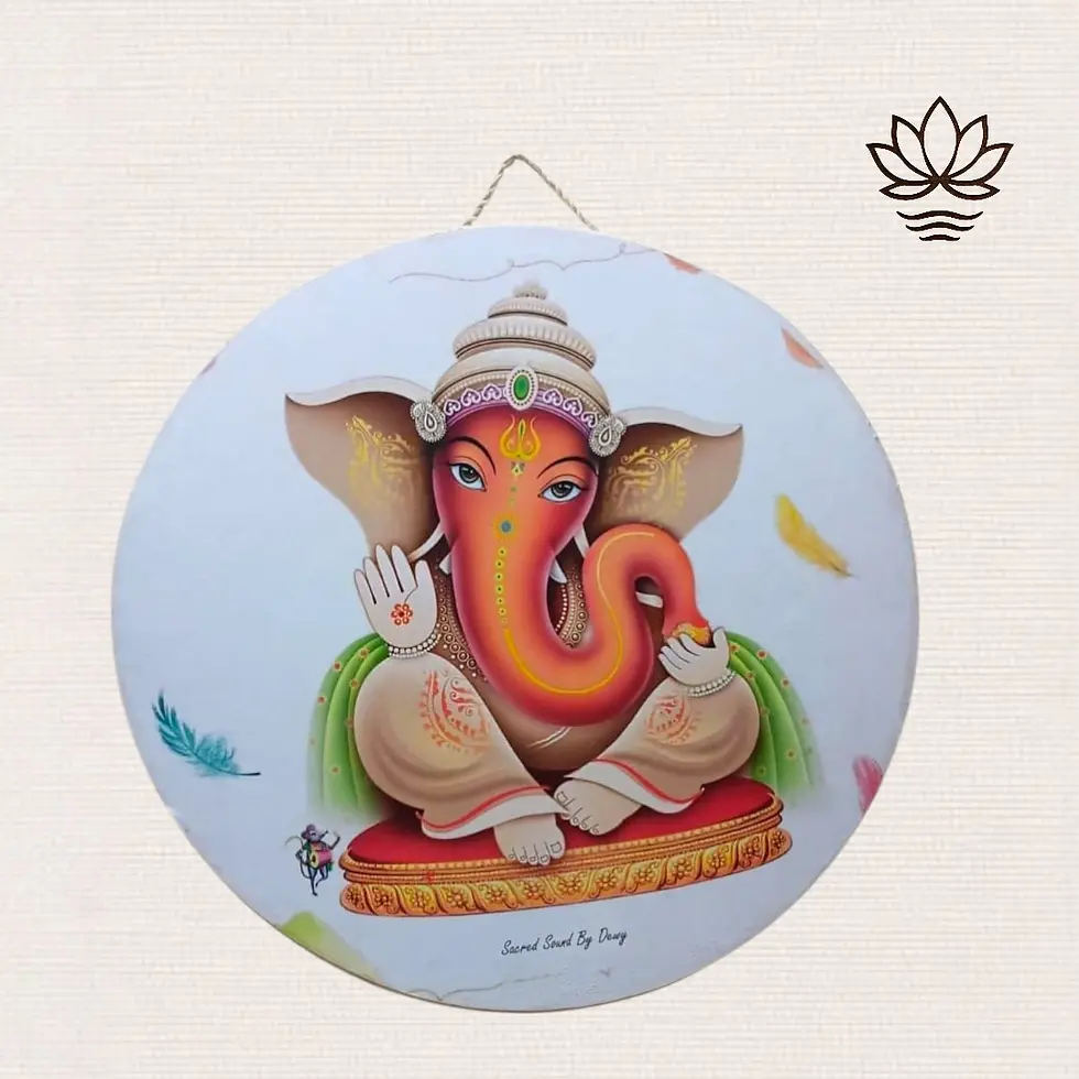 20" Ocean Drum – "Blessings of Ganesha