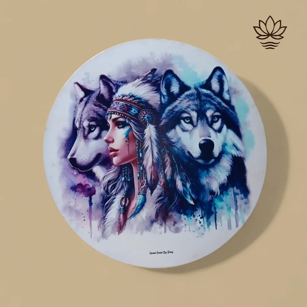 20" ♤ Moon Howl Shamanic Drum