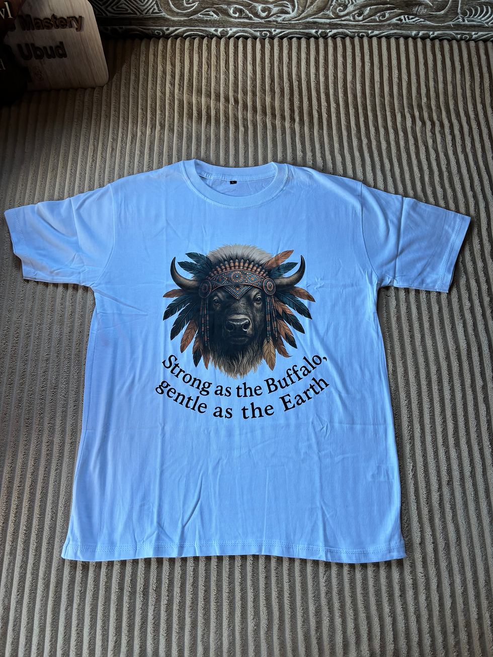 Thumbnail: 20" ♤ Buffalo Spirit Shamanic Drum (Local)
