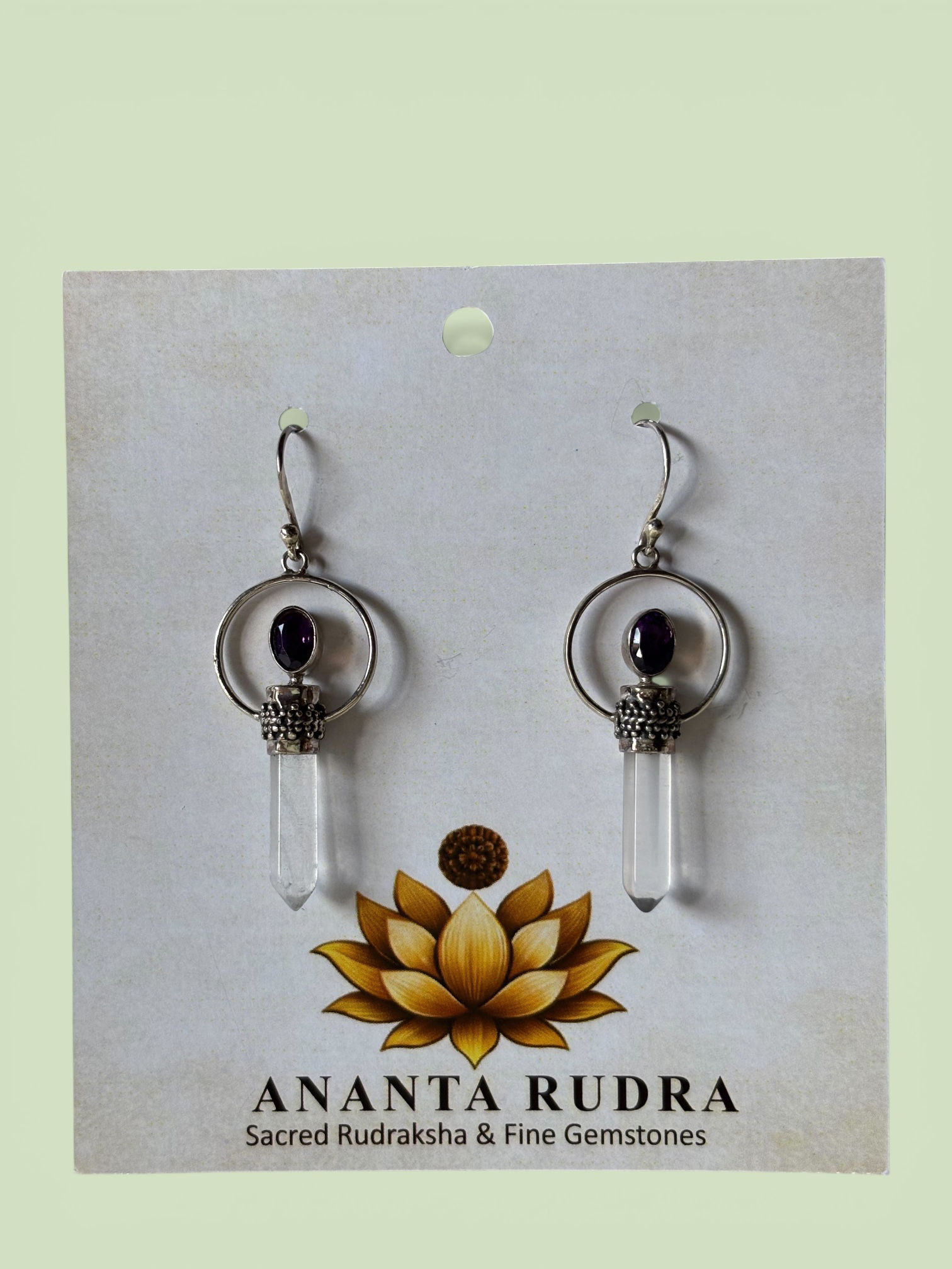 Aether Alignment Silver Earrings E22