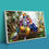 Thumbnail: Radha/Krishna Art in Floating Frame