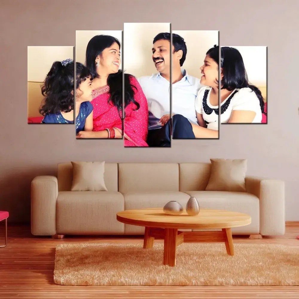 5 Panel Family Canvas Frame