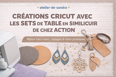 Créations Cricut set de table Action