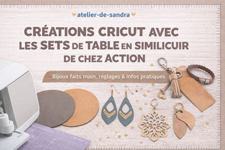Créations Cricut set de table Action