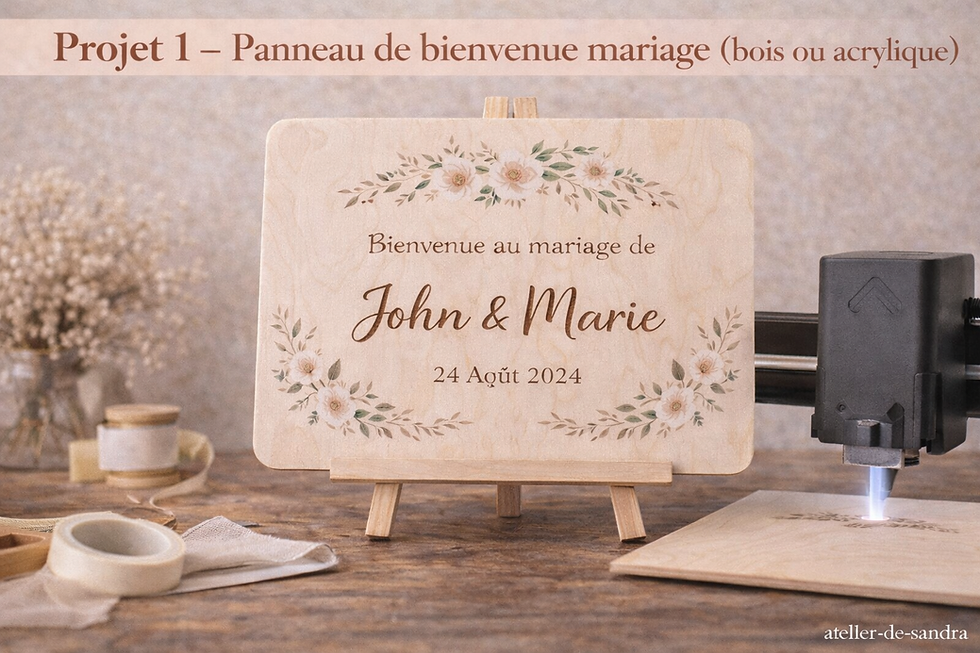 Mariage & xTool : créer une décoration et des cadeaux uniques au laser