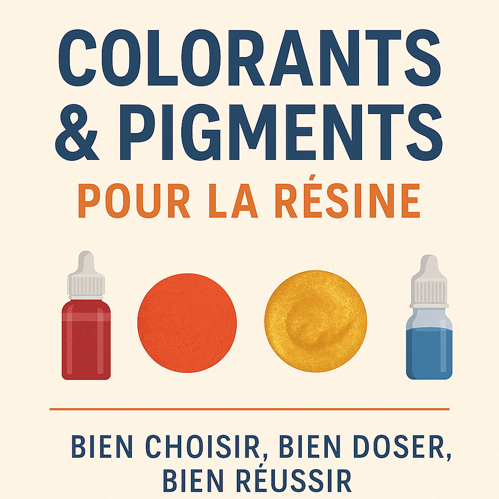 Guide Gratuit sur les Colorants & Pigments pour la Résine