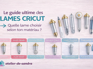 Le guide ultime des lames Cricut
