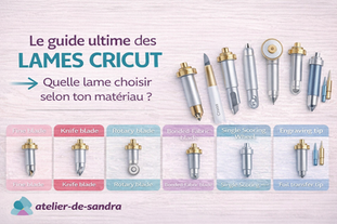 Le guide ultime des lames Cricut