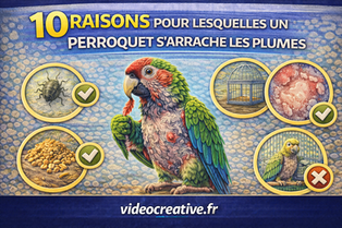 10 raisons pour lesquelles un perroquet s’arrache les plumes