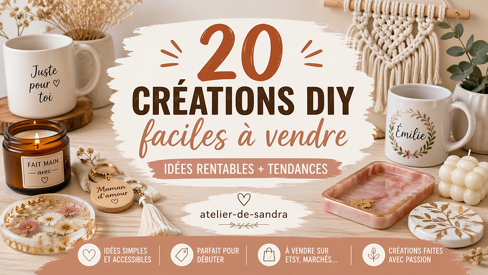 Créations DIY faciles à vendre