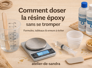 doser la résine époxy