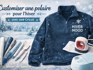 Customiser une polaire avec une Cricut