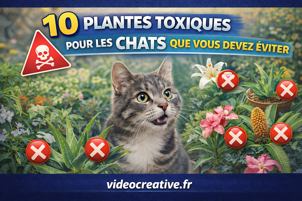 Plantes toxiques pour les chats