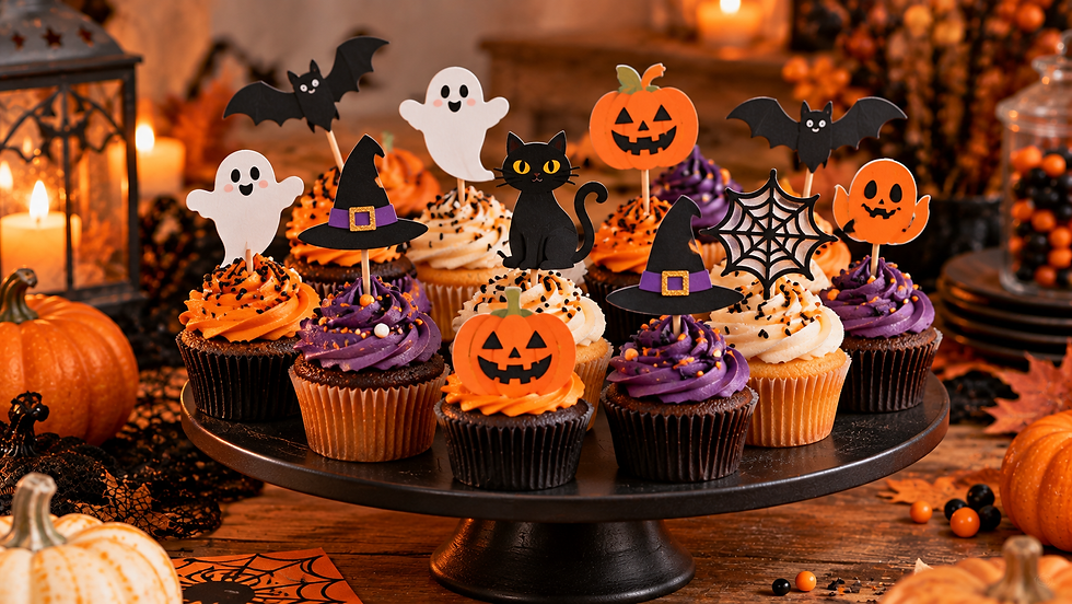 Cupcakes d’Halloween avec Cricut