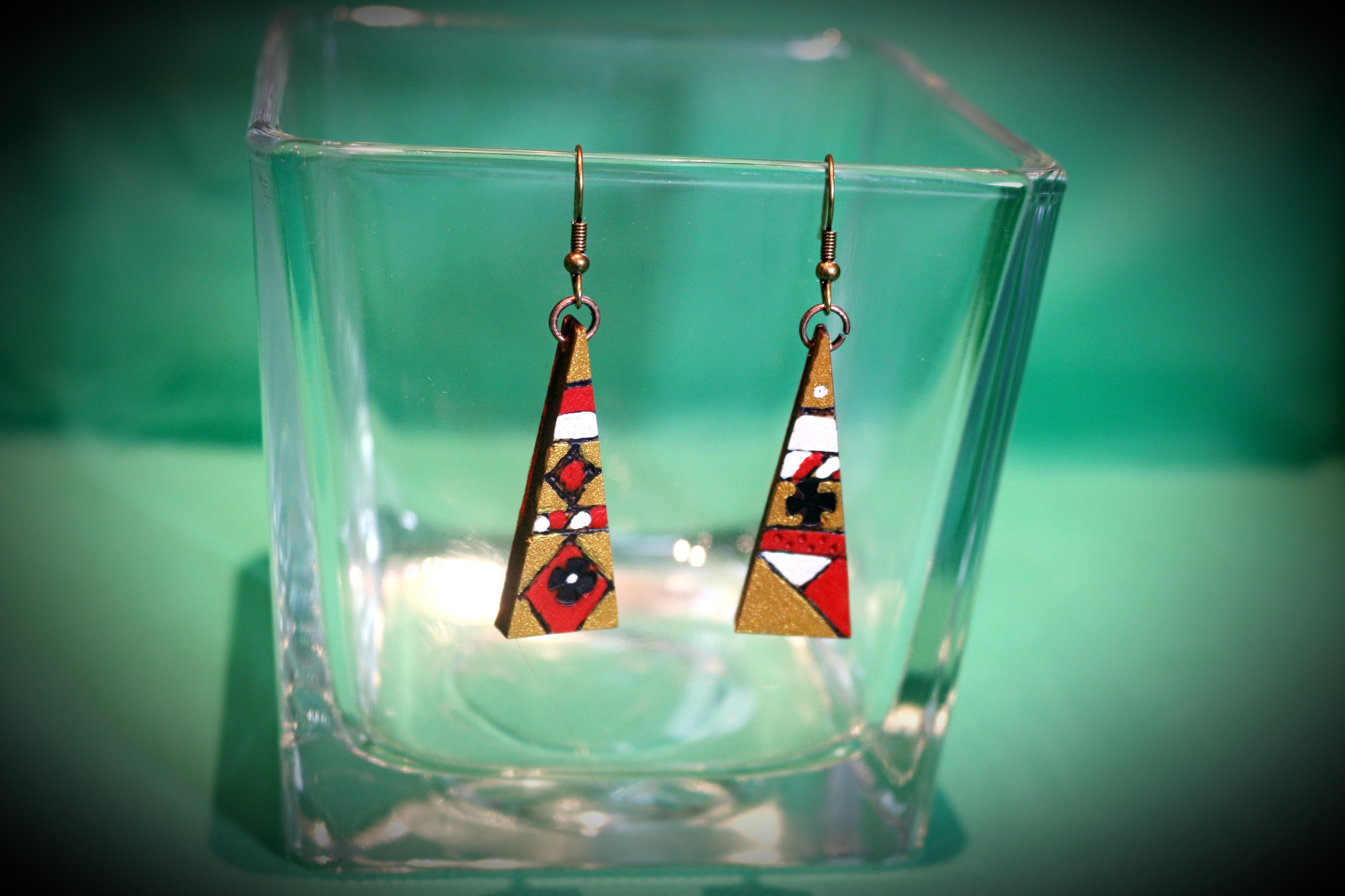 Boucles d'oreilles bois