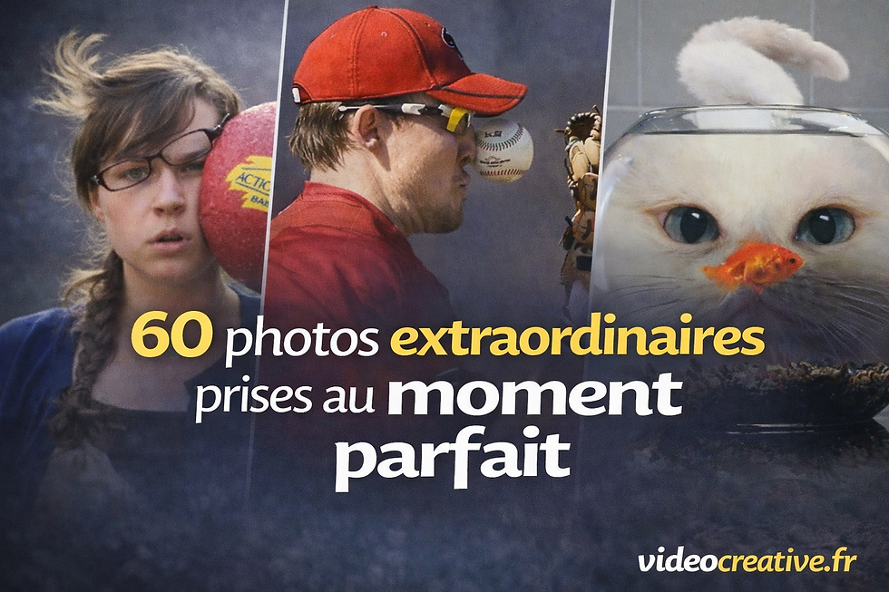 Moments imprévus en images