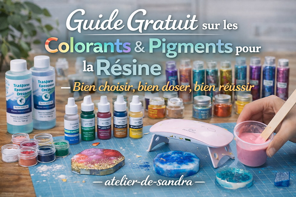 Guide Gratuit sur les Colorants & Pigments pour la Résine – Bien choisir, bien doser, bien réussir