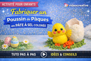 Poussin de Pâques en pâte à sel 
