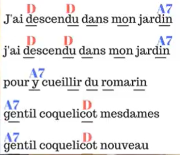 Gentil coquelicot à la guitare