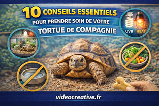 10 conseils essentiels pour prendre soin de votre tortue de compagnie