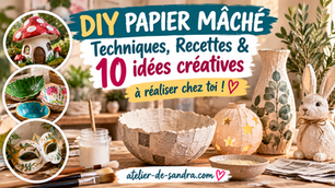DIY Papier Mâché : Techniques, Recettes & 10 idées créatives à réaliser chez toi
