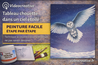 Peindre une chouette facile