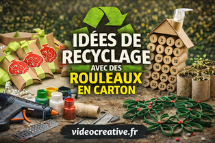 Idées de recyclage avec des rouleaux en carton