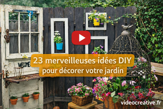 23 merveilleuses idées DIY pour décorer votre jardin