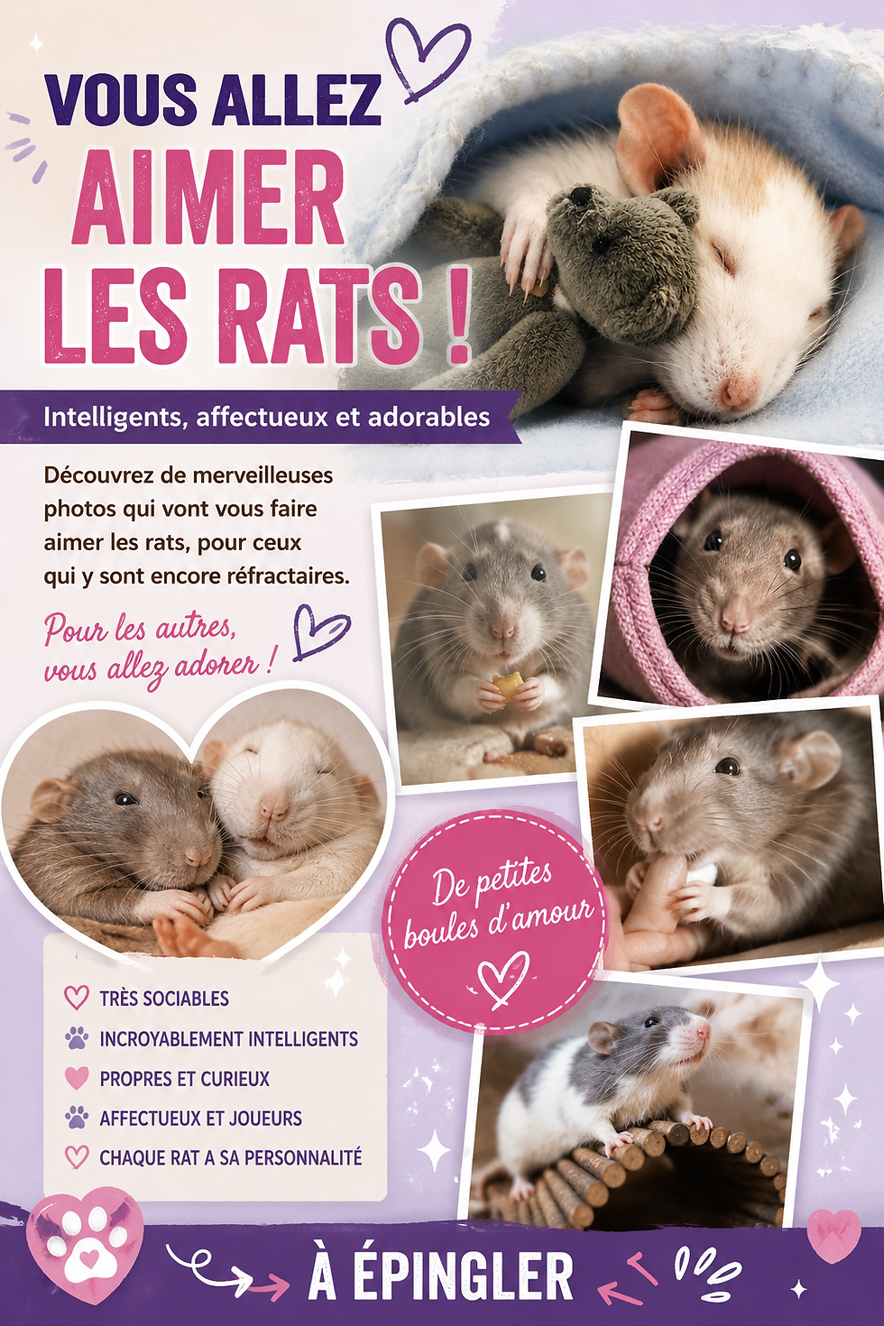 Vous allez adorer les rats !