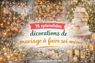 Décorations de mariage à faire soi-même