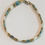Miniature : Bracelet duo doré/blanc/turquoise