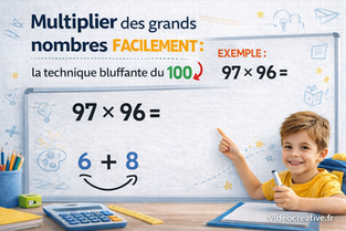 Multiplier des grands nombres : facile ! Méthode simple expliquée pas à pas